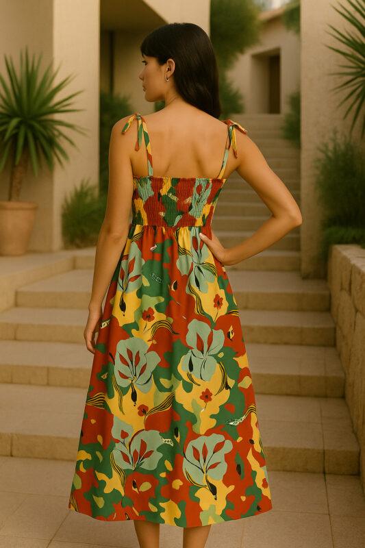 Découvrez notre collection de robes imprimées aux motifs variés, alliant élégance et originalité pour sublimer votre style en toutes occasions.